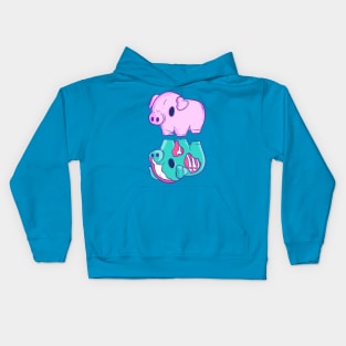 Zombie pig Kids Hoodie